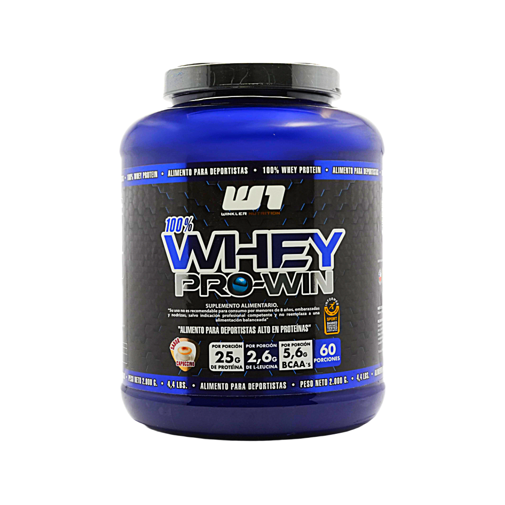 Proteína Whey Pro Win 2 kg. Winkler Nutrition - 60 servicios