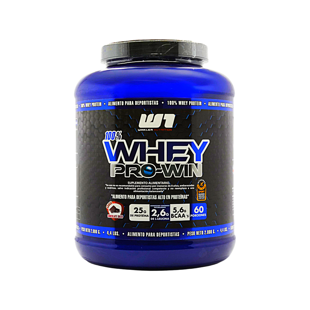Proteína Whey Pro Win 2 kg. Winkler Nutrition - 60 servicios