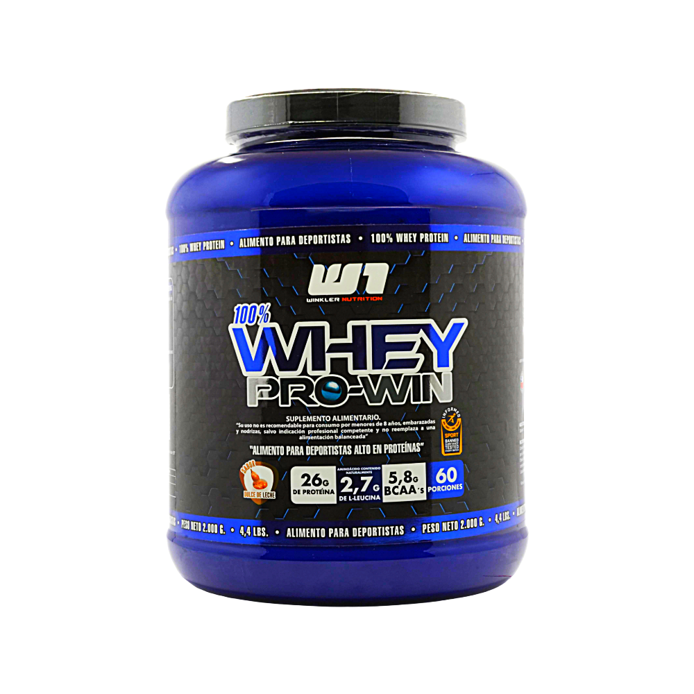 Proteína Whey Pro Win 2 kg. Winkler Nutrition - 60 servicios